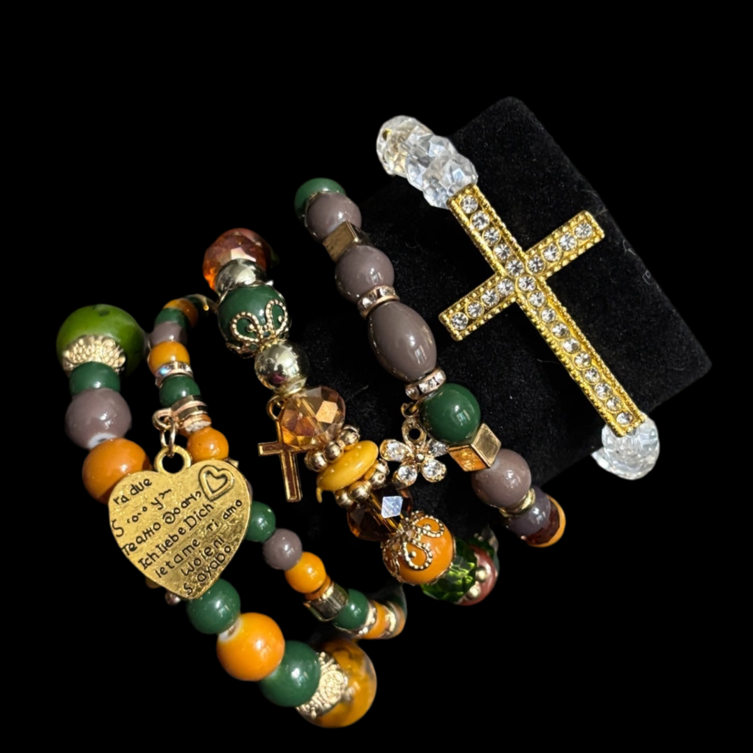 Green, Orange & Gold