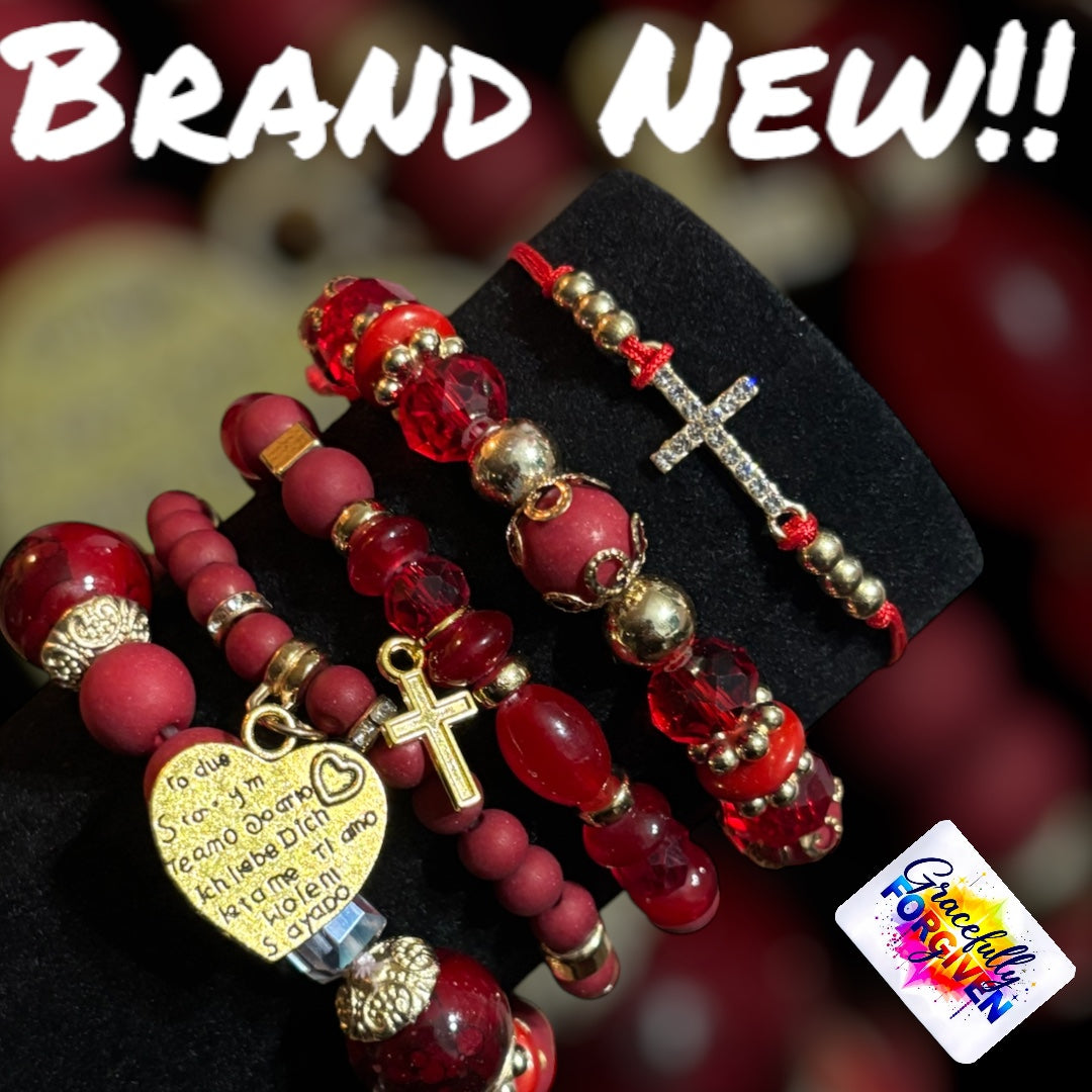 Red & Gold Cross
