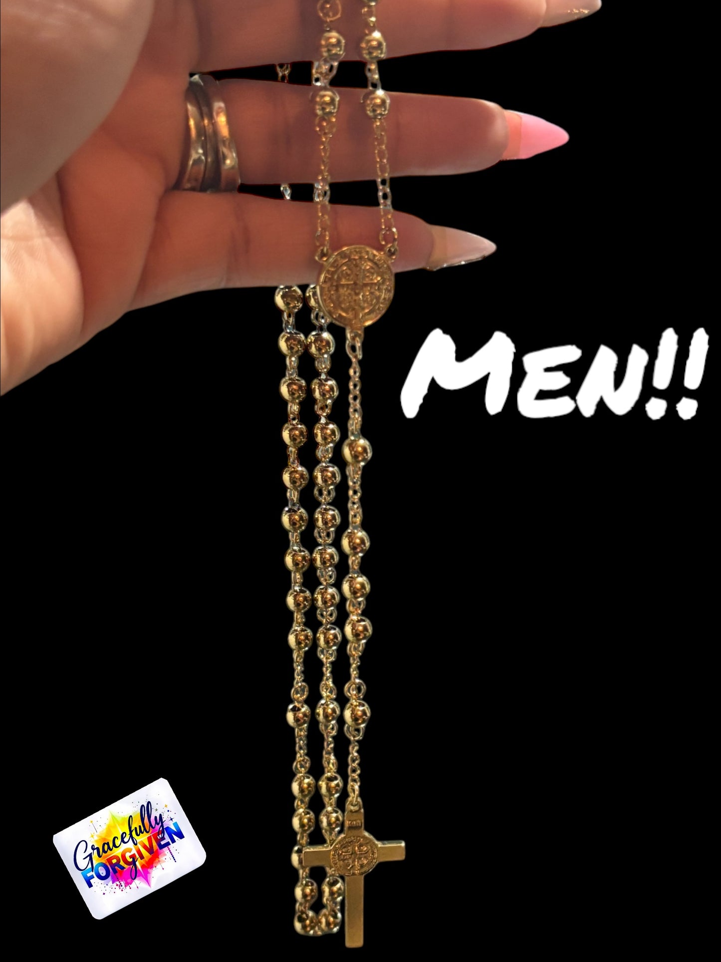 Men Gold Cross